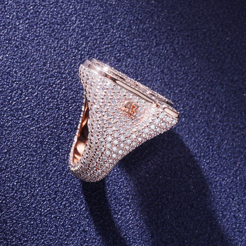 Custom VVS1 Moissanite Letter Ring Deposit