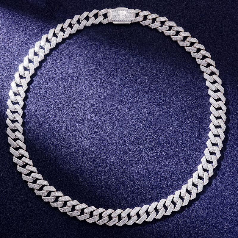 Custom VVS1 Moissanite Cuban Chain Deposit