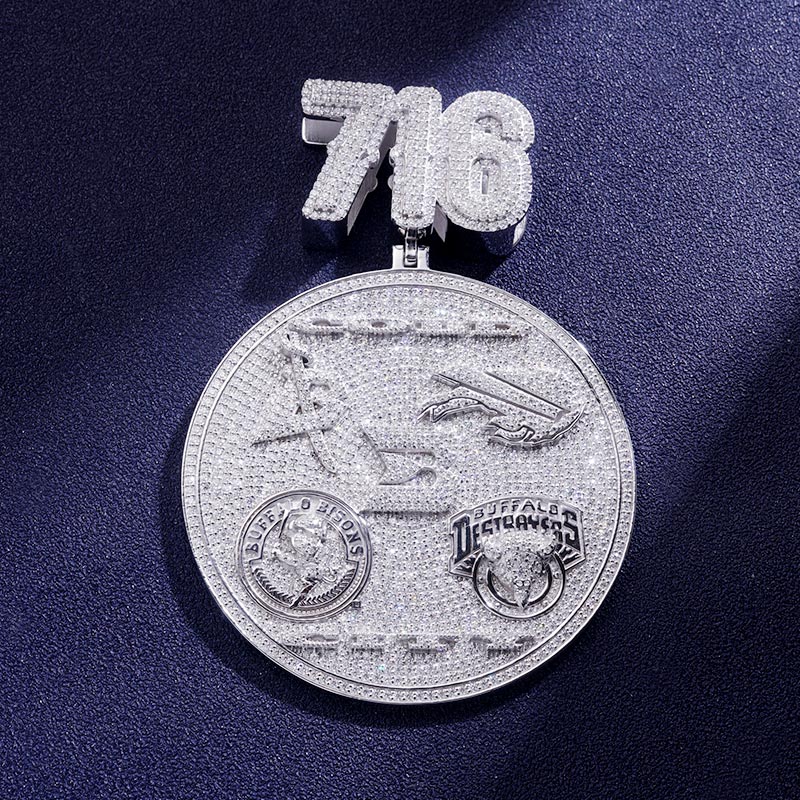 Custom VVS1 Moissanite Pendant Deposit