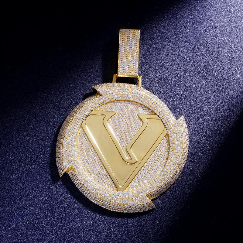 Custom VVS1 Moissanite Logo Pendant Deposit
