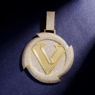 Custom VVS1 Moissanite Logo Pendant Deposit