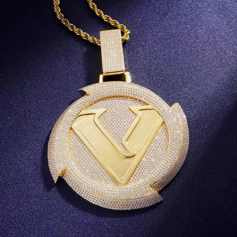 Custom VVS1 Moissanite Logo Pendant Deposit