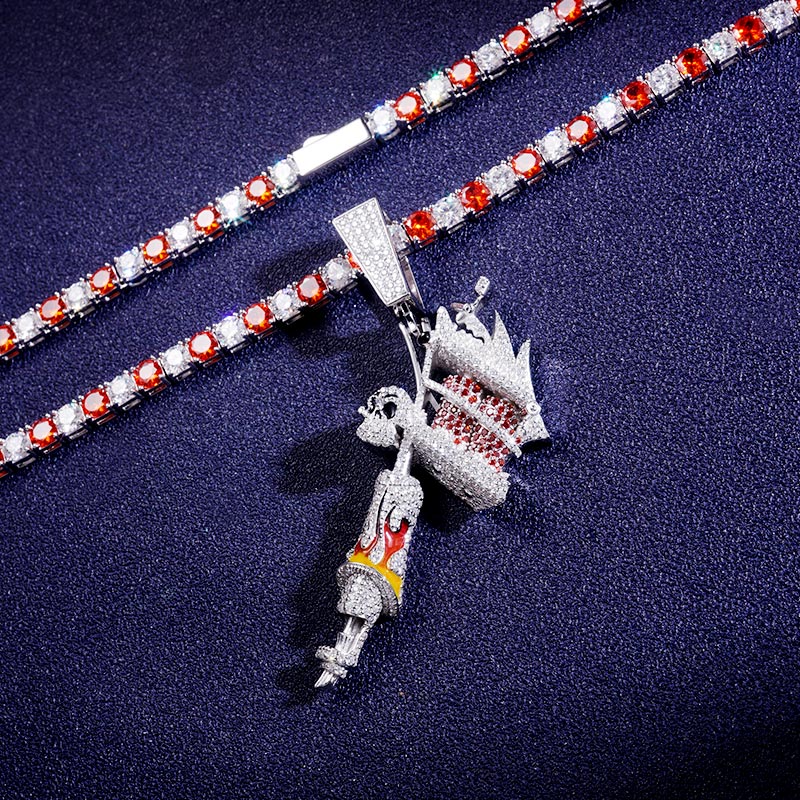 Custom VVS1 Moissanite Tennis Chain Deposit