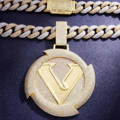 Custom VVS1 Moissanite Cuban Chain Set Deposit Custom VVS1 Moissanite Cuban Chain Set Deposit