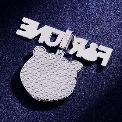 Custom Iced Letter & Panda Pendant Deposit Custom Iced Letter & Panda Pendant Deposit