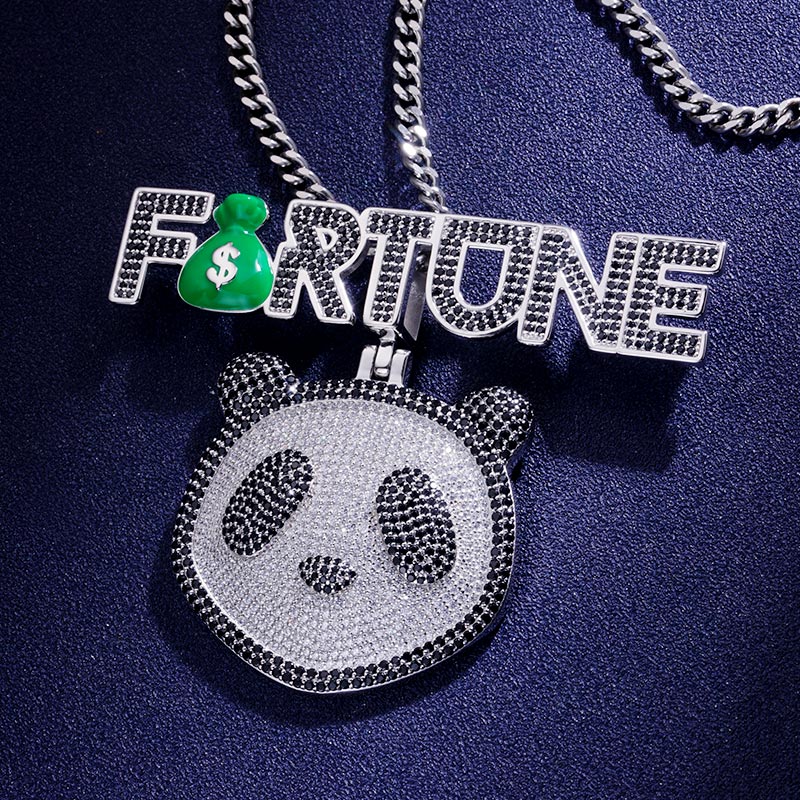 Custom Iced Letter & Panda Pendant Deposit