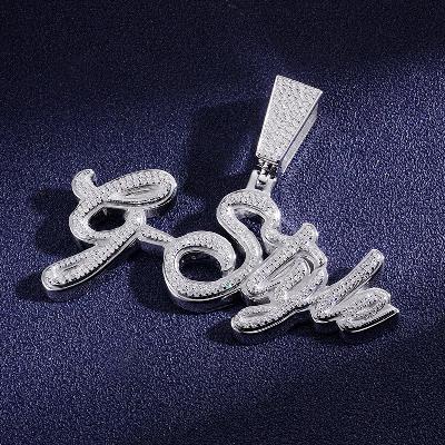 Custom VVS1 Moissanite Letter Pendant Deposit Custom VVS1 Moissanite Letter Pendant Deposit