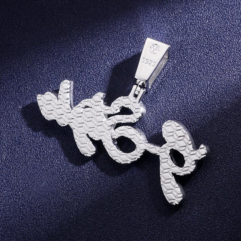 Custom VVS1 Moissanite Letter Pendant Deposit