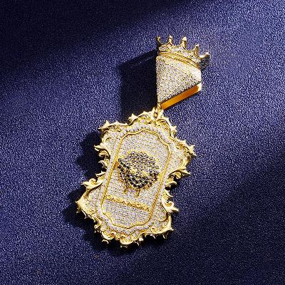 Custom VVS1 Moissanite Logo Pendant Deposit Custom VVS1 Moissanite Logo Pendant Deposit