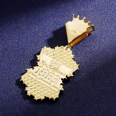Custom VVS1 Moissanite Logo Pendant Deposit Custom VVS1 Moissanite Logo Pendant Deposit