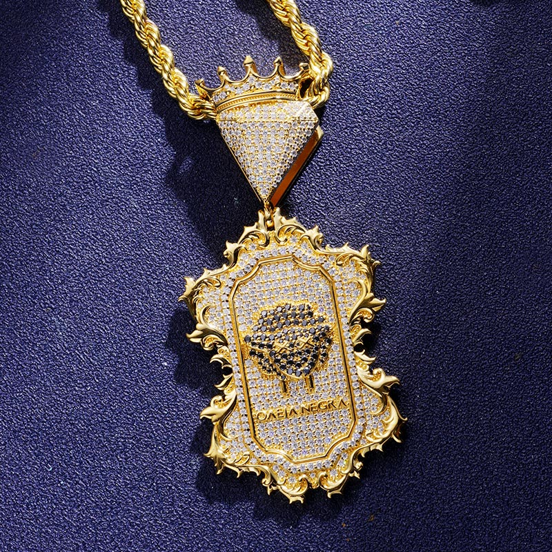 Custom VVS1 Moissanite Logo Pendant Deposit