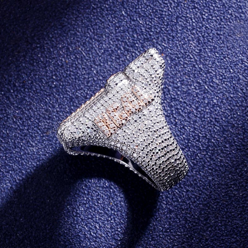 Custom VVS1 Moissanite Ltter Ring Deposit