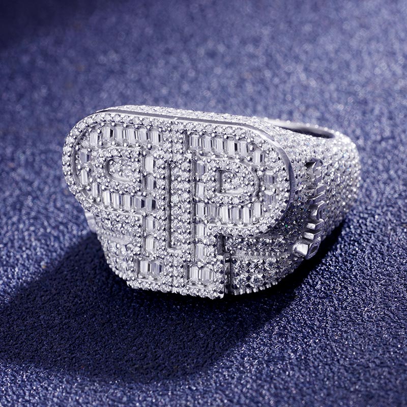 Custom VVS1 Moissanite Ltter Ring Deposit