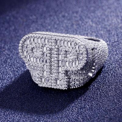 Custom VVS1 Moissanite Ltter Ring Deposit