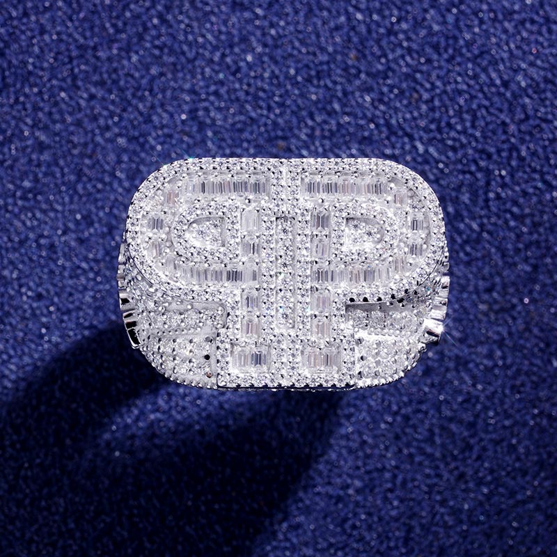 Custom VVS1 Moissanite Ltter Ring Deposit