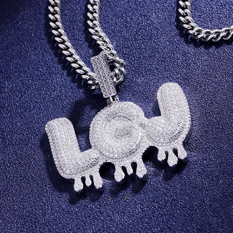 Custom VVS1 Moissanite Letter Pendant Deposit
