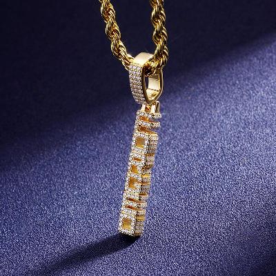 Custom VVS1 Moissanite Letter Pendant Deposit