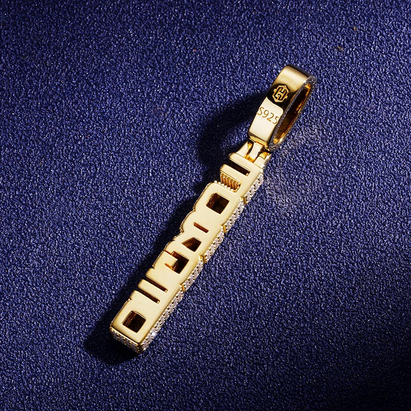 Custom VVS1 Moissanite Letter Pendant Deposit