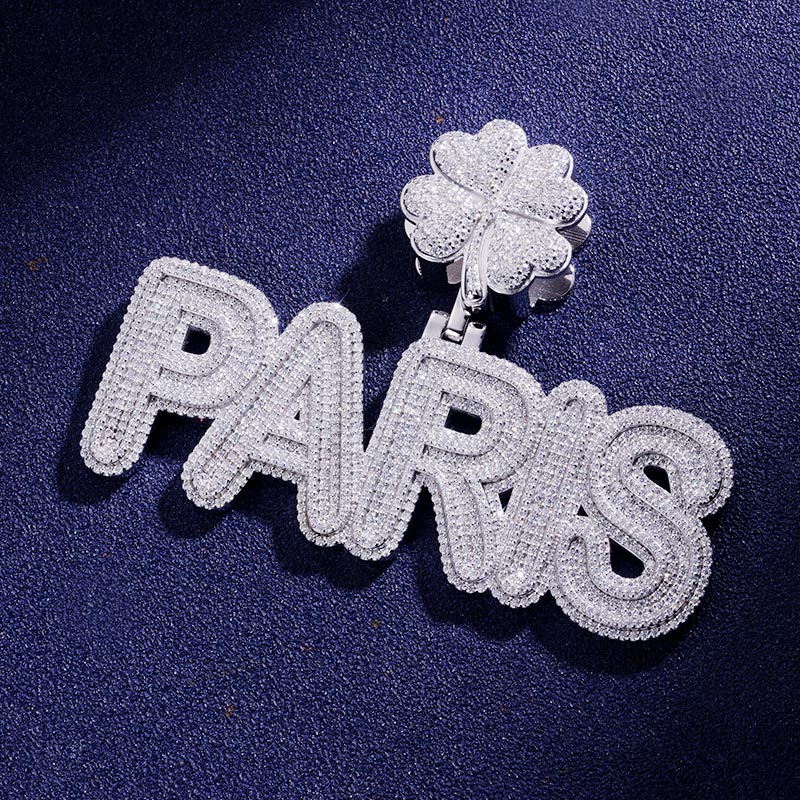 Custom VVS1 Moissanite Letter Pendant Deposit