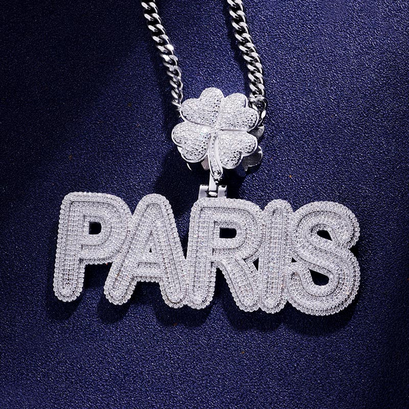 Custom VVS1 Moissanite Letter Pendant Deposit