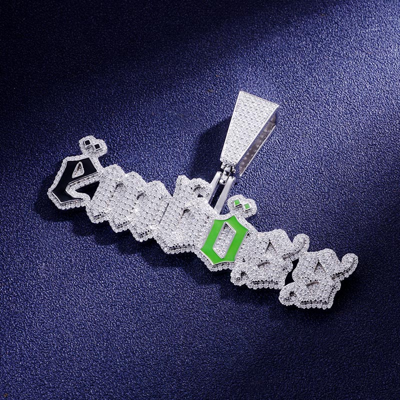 Custom VVS1 Moissanite Letter Pendant Deposit