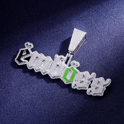 Custom VVS1 Moissanite Letter Pendant Deposit