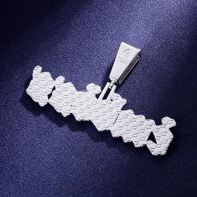 Custom VVS1 Moissanite Letter Pendant Deposit