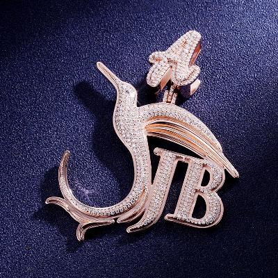 Custom VVS1 Moissanite Unique Pendant Deposit