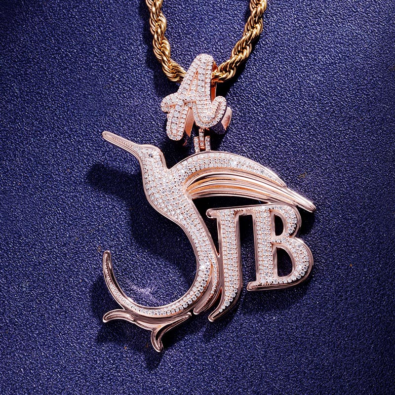 Custom VVS1 Moissanite Unique Pendant Deposit