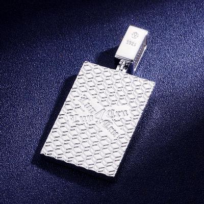 Custom VVS1 Moissanite Tag Pendant Deposit