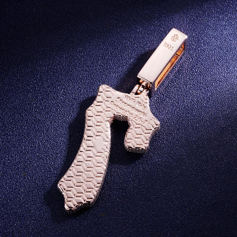 Custom VVS1 Moissanite Number Pendant Deposit
