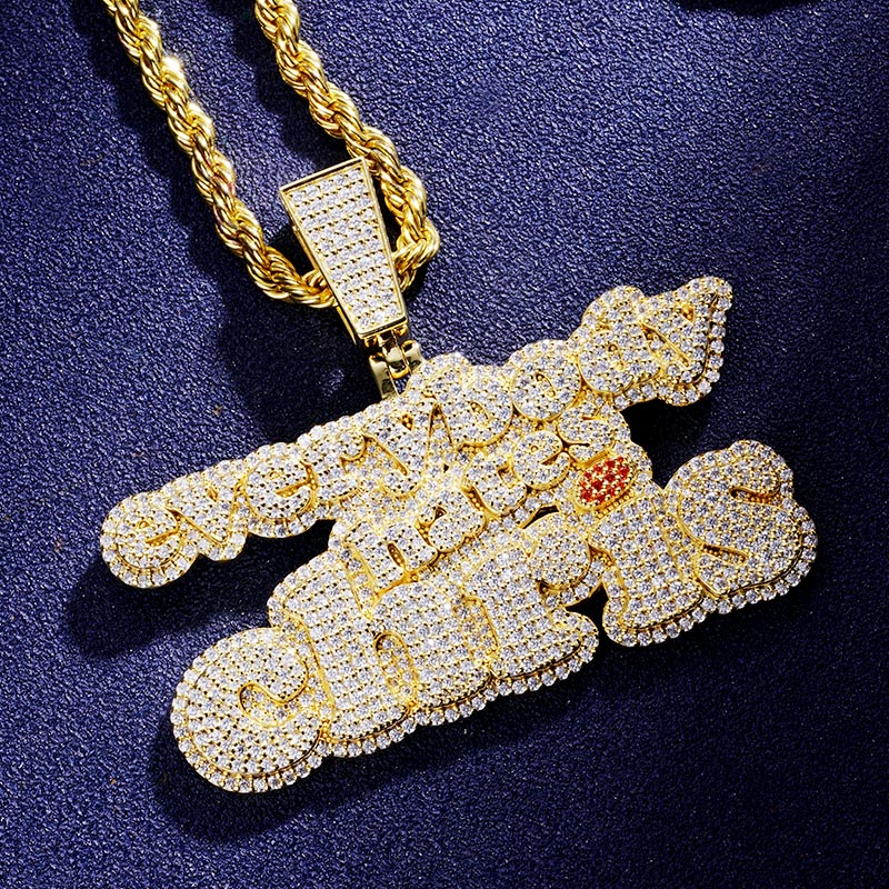 Custom Iced Unique Letter Pendant Deposit