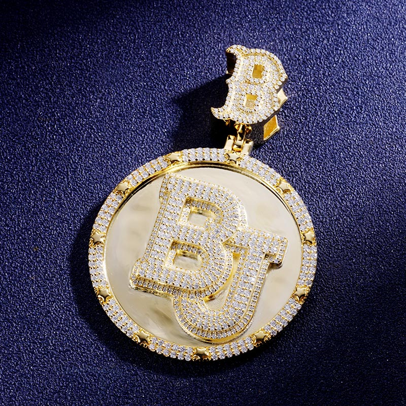 Custom S925 & VVS1 Moissanite Letter Pendant Deposit