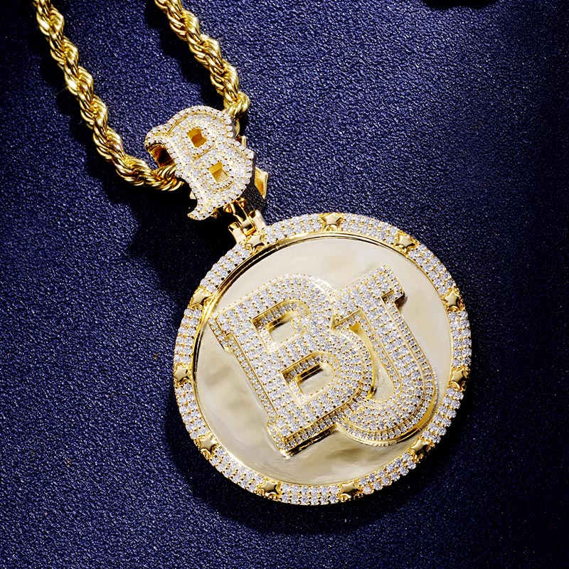 Custom S925 & VVS1 Moissanite Letter Pendant Deposit