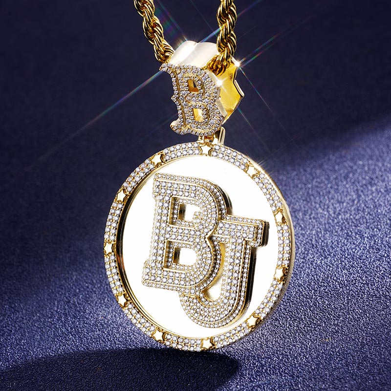 Custom S925 & VVS1 Moissanite Letter Pendant Deposit