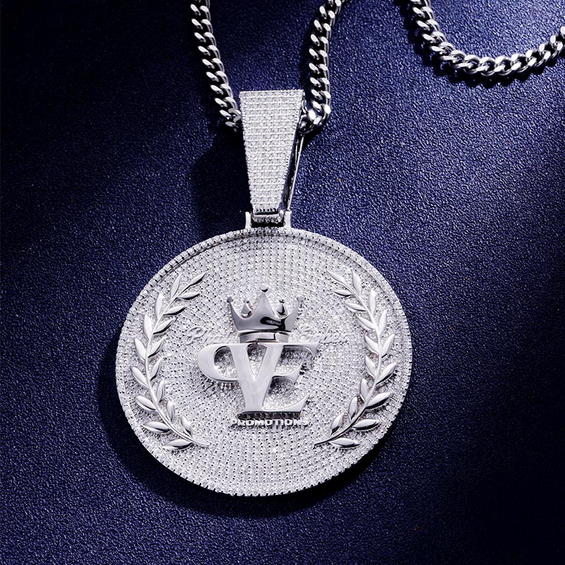 Custom S925 & VVS1 Moissanite Logo Pendant Deposit