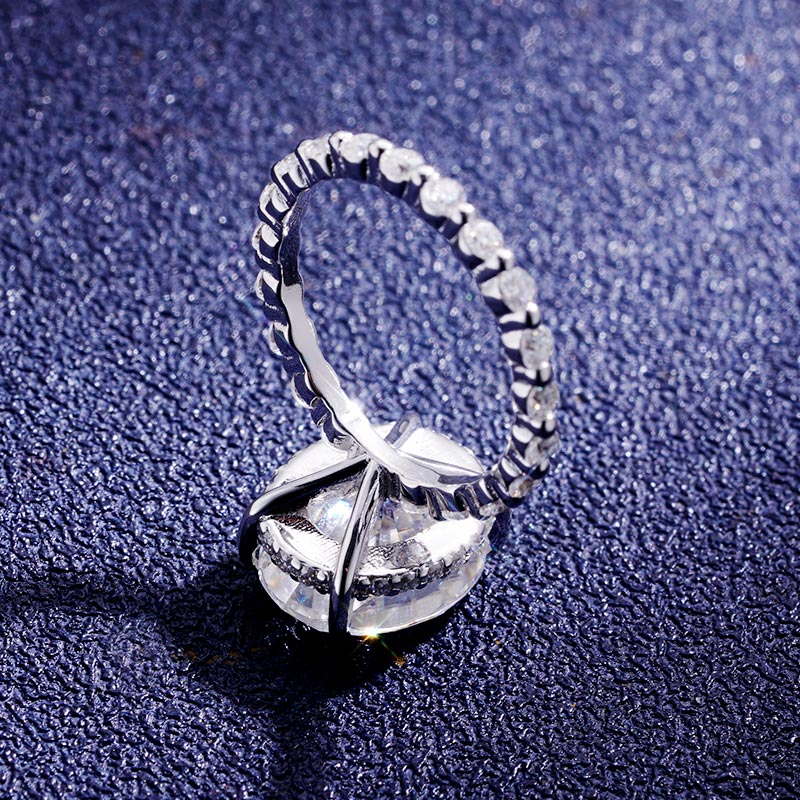 Custom S925 & VVS1 Moissanite Oval Cut Ring Deposit