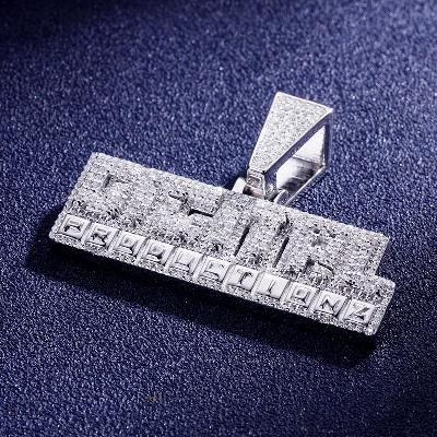 Custom S925 & VVS1 Moissanite Letter Pendant Deposit