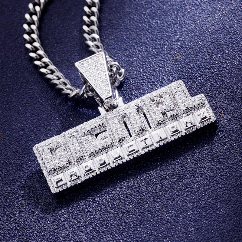Custom S925 & VVS1 Moissanite Letter Pendant Deposit
