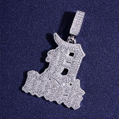 Custom S925 & VVS1 Moissanite Letter Pendant Deposit