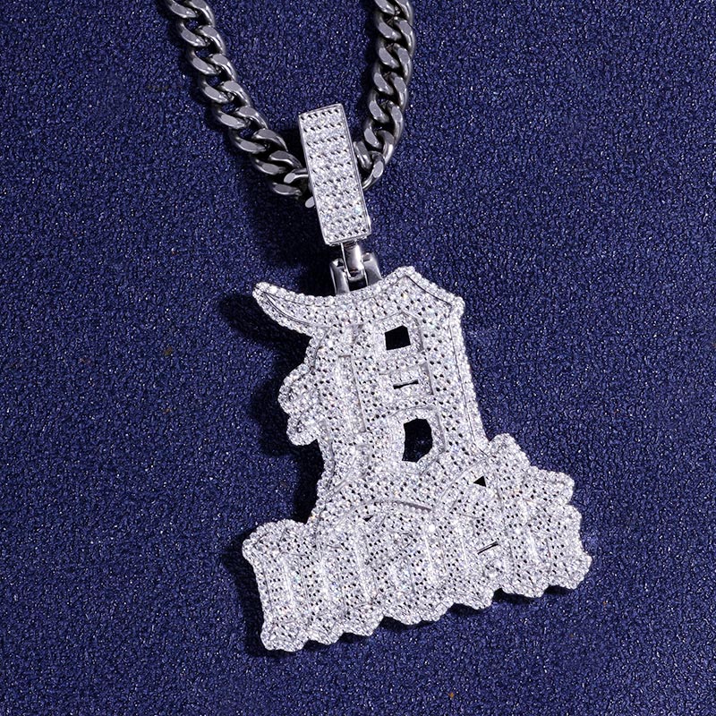 Custom S925 & VVS1 Moissanite Letter Pendant Deposit