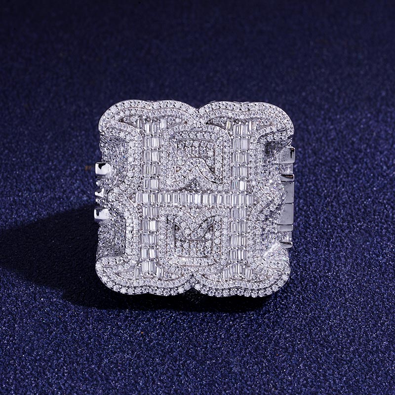 Custom S925 & VVS1 Moissanite Letter Ring Deposit