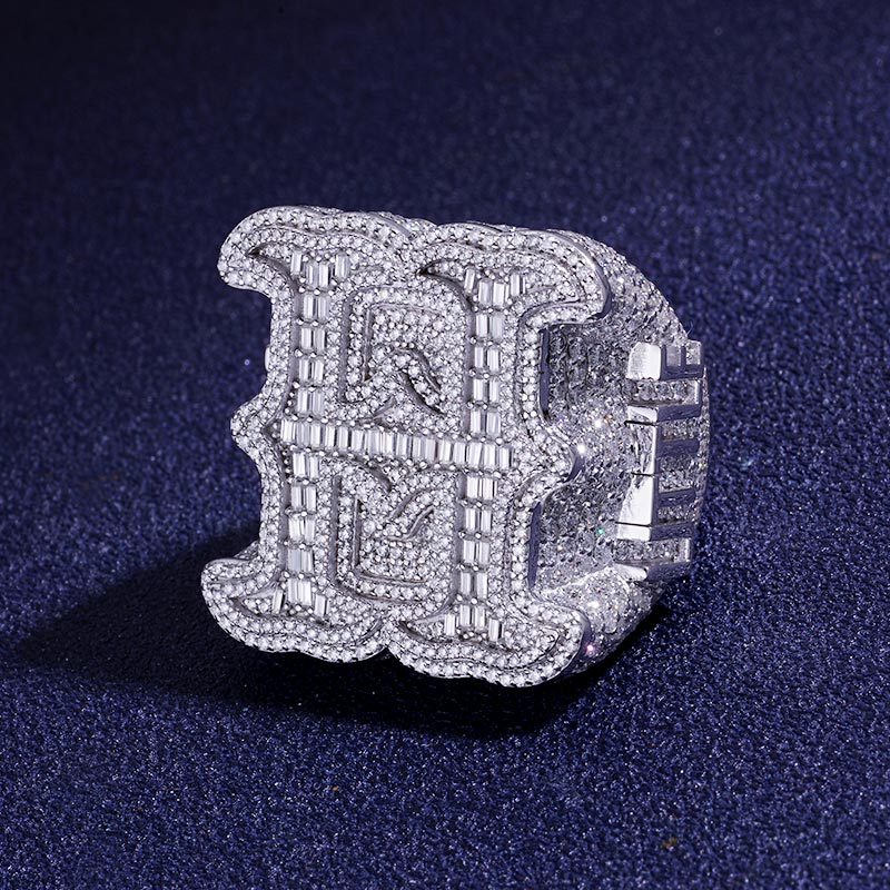 Custom S925 & VVS1 Moissanite Letter Ring Deposit