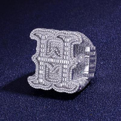 Custom S925 & VVS1 Moissanite Letter Ring Deposit