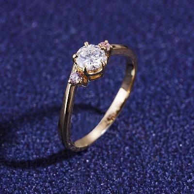 Custom 18K Gold & VVS1 Moissanite Engagement Ring Deposit