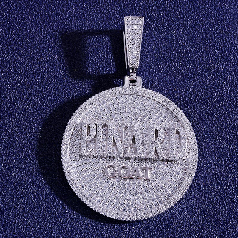 Custom Iced S925 Medal & Letter Pendant Deposit