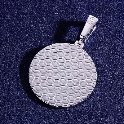 Custom Iced S925 Medal & Letter Pendant Deposit