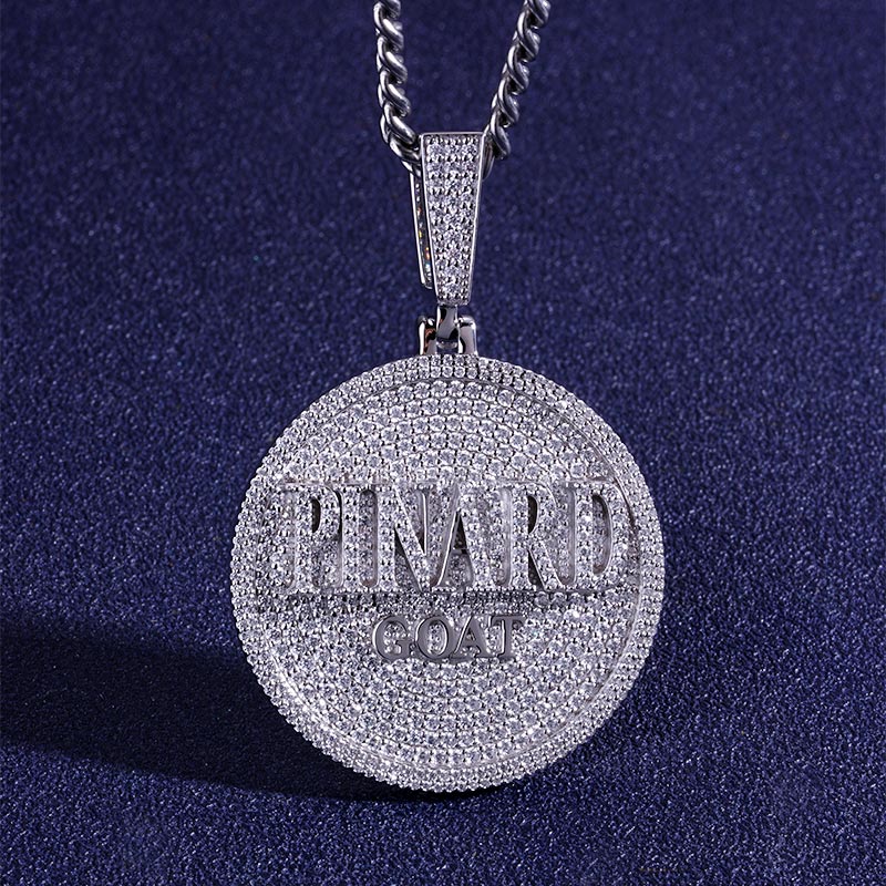 Custom Iced S925 Medal & Letter Pendant Deposit