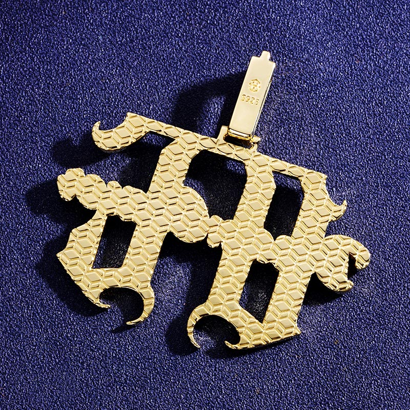 Custom Iced S925 Letter Pendant Deposit