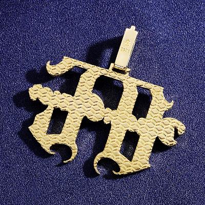 Custom Iced S925 Letter Pendant Deposit
